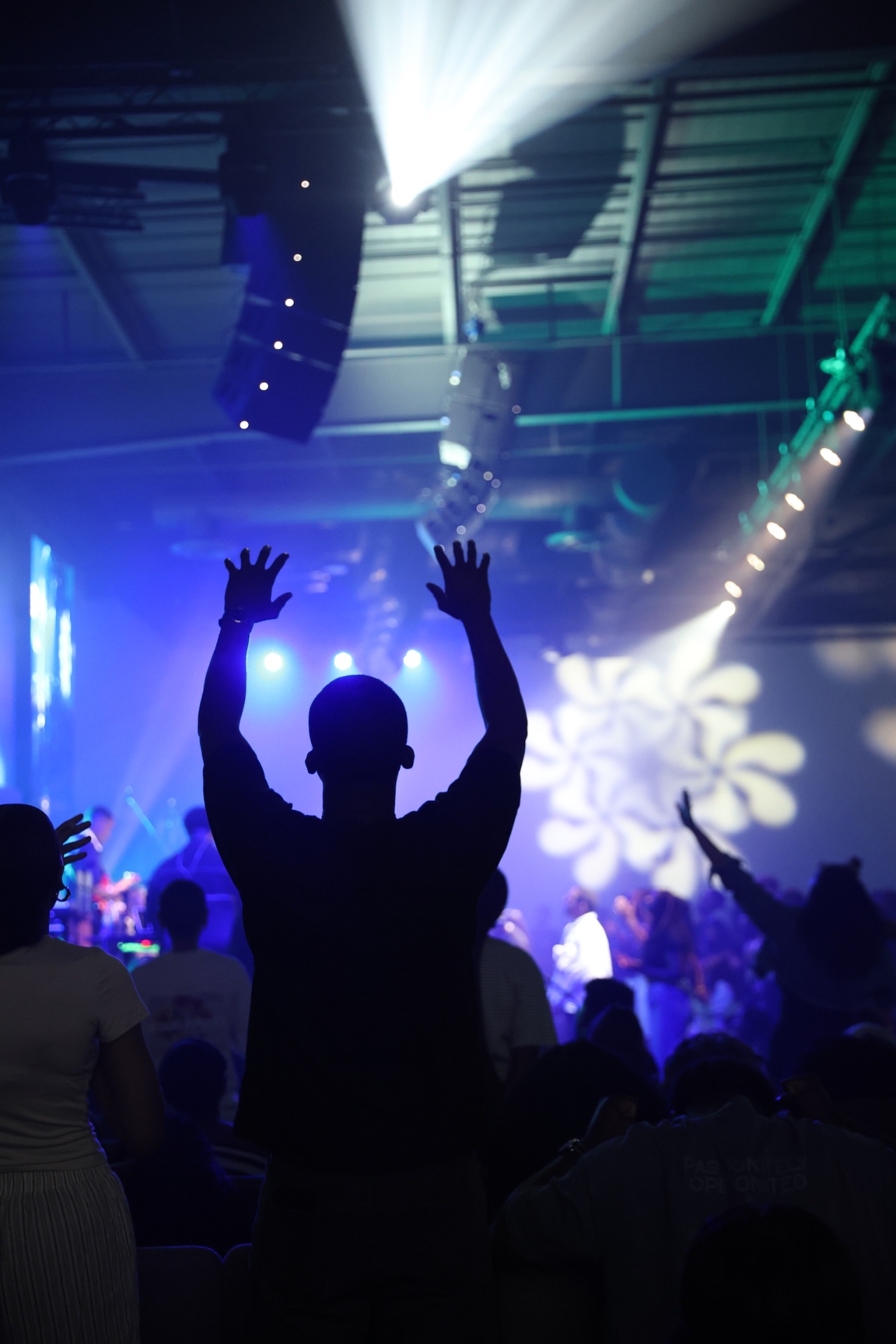 Event — hands raised